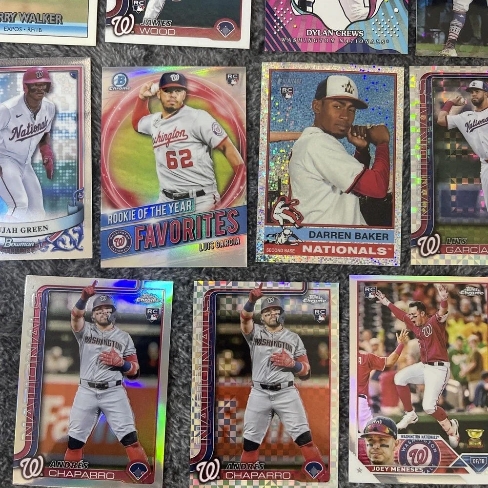 Washington‎ Nationals / Expos Baseball 21 Card Lot - Rookies, Stars, Inserts